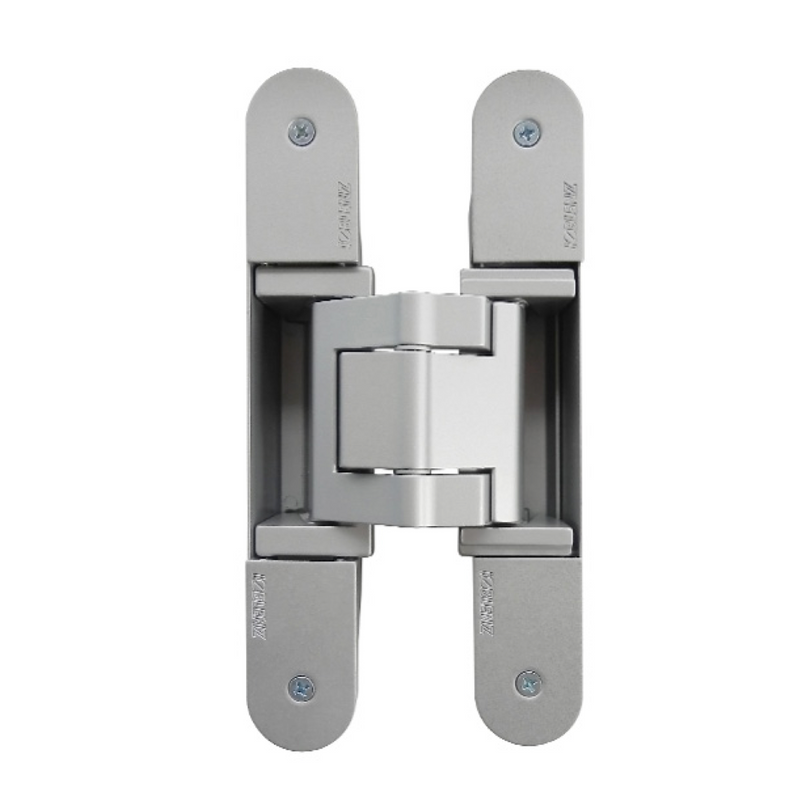 Bisagra oculta Kross K2810 cromada satinado para puerta y pared de hasta 100kg