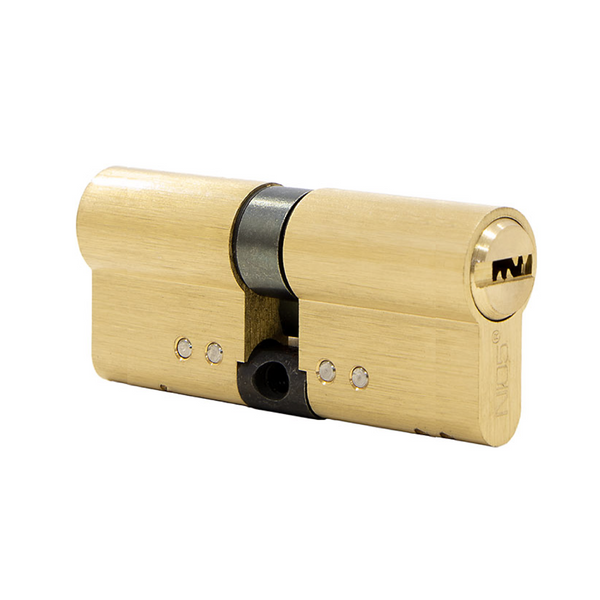 High security brass cylinder lock 35x35 with long cam for doors 