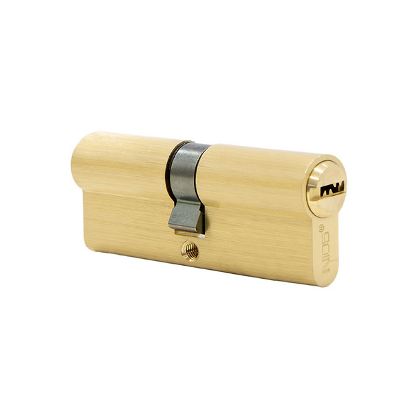 Medium security brass cylinder lock 35x35 with long cam for doors 