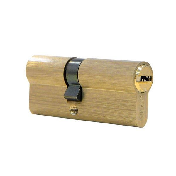 Medium security brass cylinder lock 30x40 with long cam for doors 