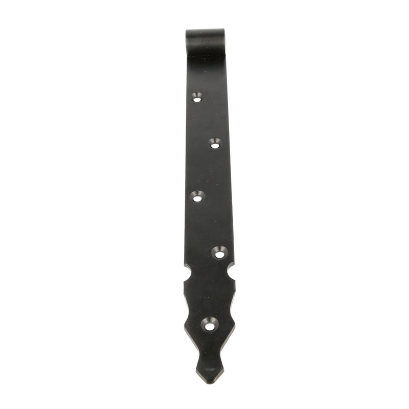 350x35mm black flat Castilian hinge for mounting with 14mm axis pin