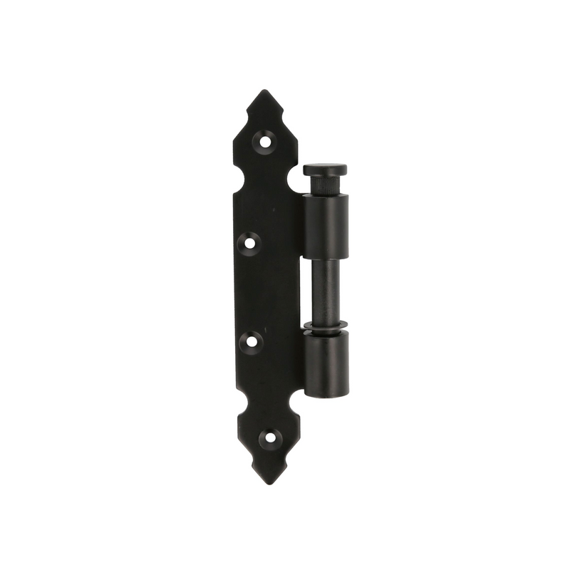 Black half hinge 200x90mm for mounting with 14Ø hinge