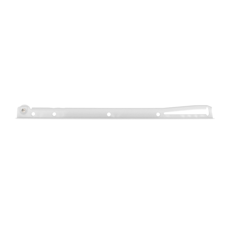 2 white guides with wheels for 300x37mm drawer, 18kg resistance