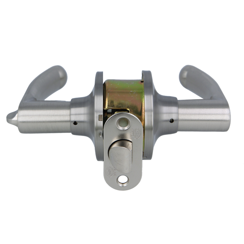 Nickel-plated curved locking mechanism handle with 60/70 latch