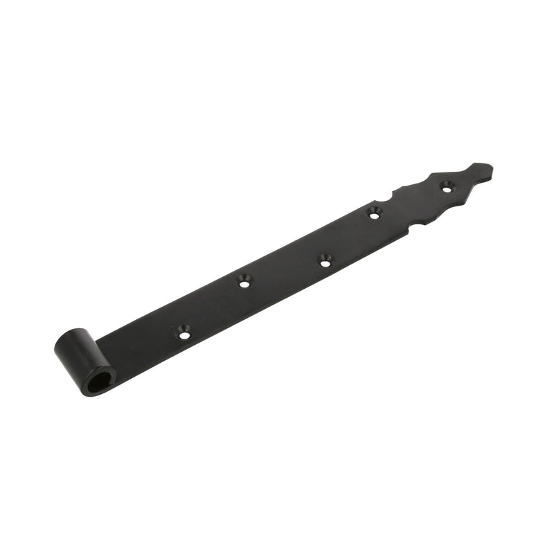 500x35mm black flat Castilian hinge for mounting with 14mm axis pin