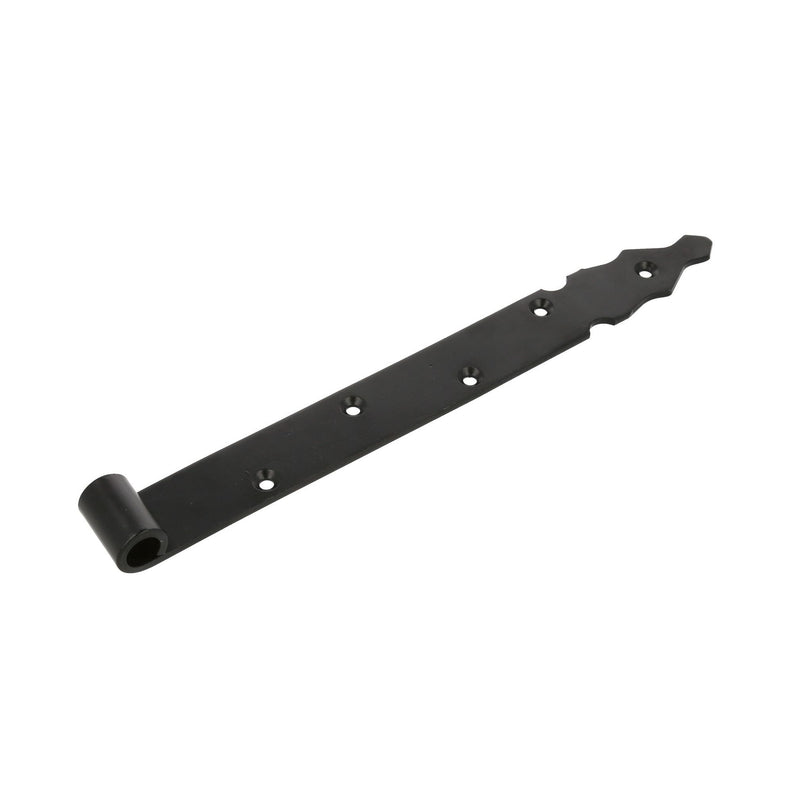 350x35mm black flat Castilian hinge for mounting with 14mm axis pin