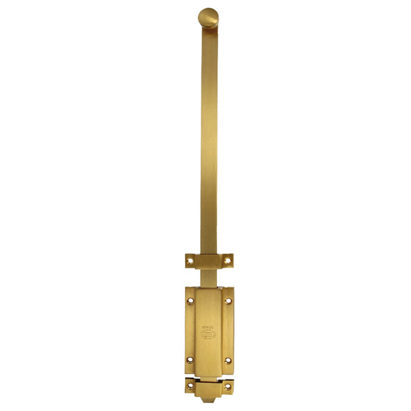 Pasador de alta calidad de latón en acabado dorado mate ideal para puertas