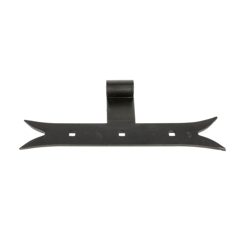 Black Gothic hinge for central axis of the T-shaped door for Ø14mm hinges