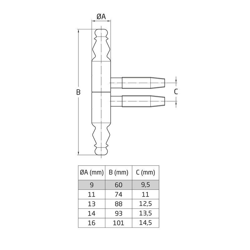 13x90mm screw pipe hinge with bronze finish finish