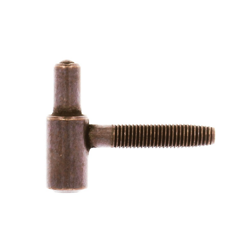 Dobradiça para tubo roscado 13x44mm sem acabamento acabamento bronze