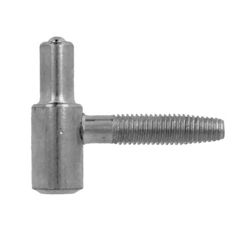 Dobradiça para tubo rosca 11x40mm sem acabamento niquelado