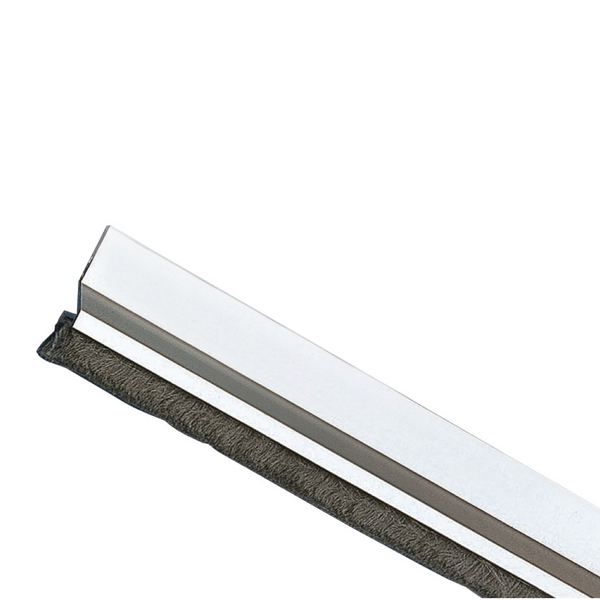 820mm Silver Adhesive Aluminum Overlay Weatherstrip with Brush