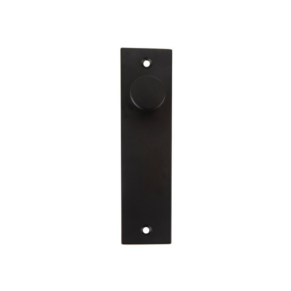 Pomo Rectangular acabado negro ideal para muebles y armarios de 125 x 30mm