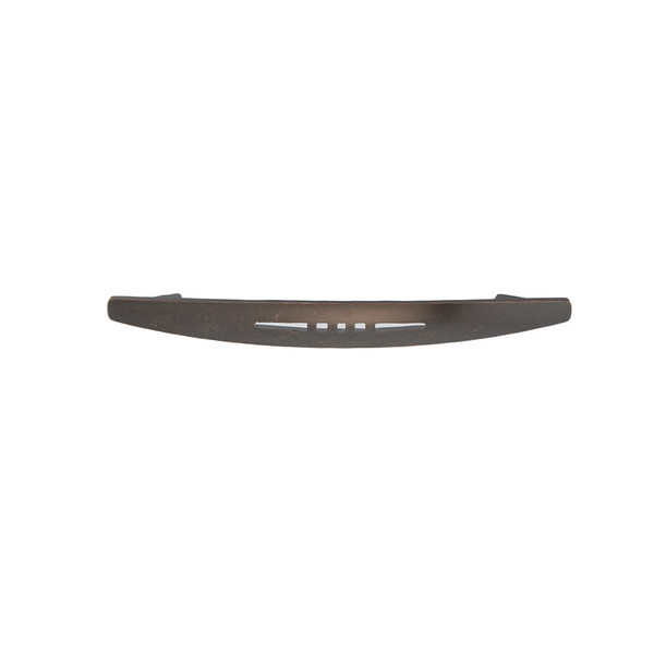 Modern steel handle with 13cm centerline ideal for furniture and drawers