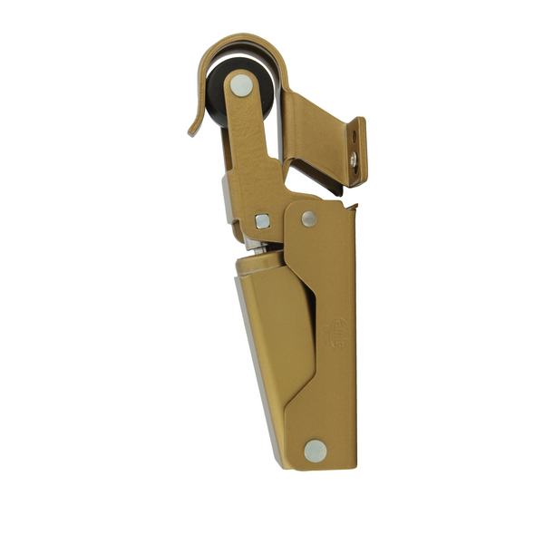 Retenedor amortiguador para cierre de puerta dorado para peso máximo de 40kg