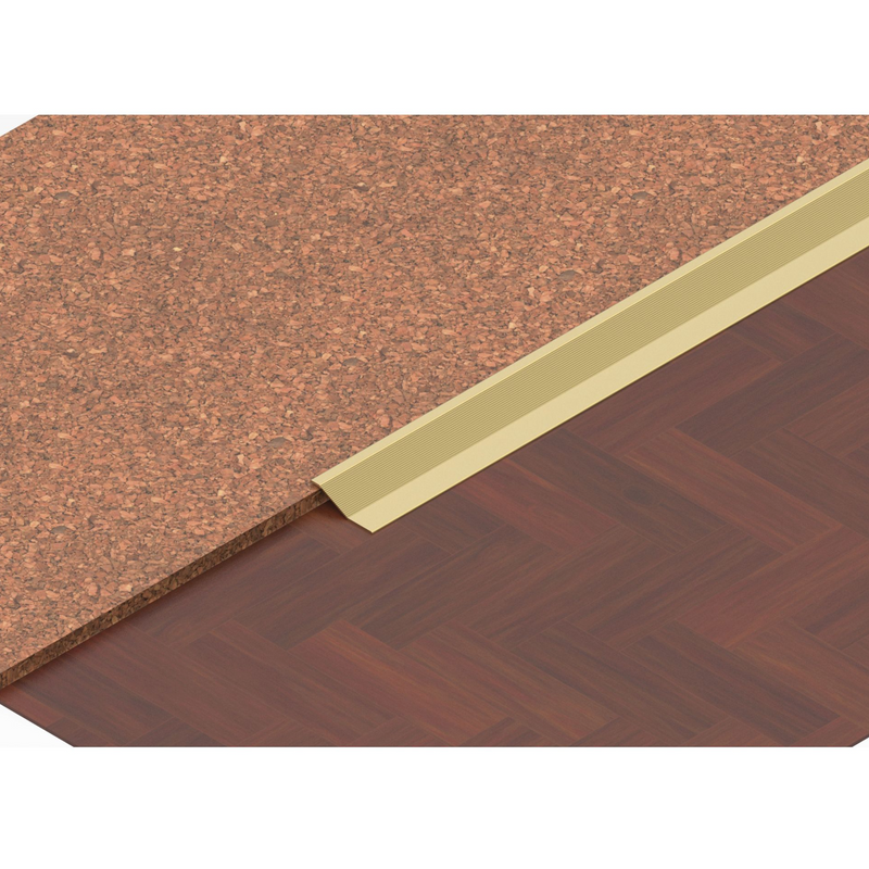 985x40mm adhesive step aluminum flashing in gold color for floors