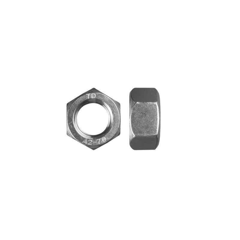 20 DIN 934 hexagonal nuts in A4 stainless steel, metric 5