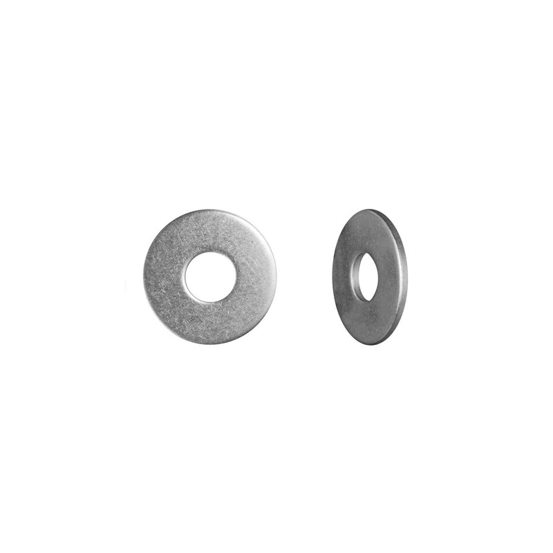 100 DIN 9021 wide flat zinc plated steel washers metric 6.4mm and 18mm outer diameter